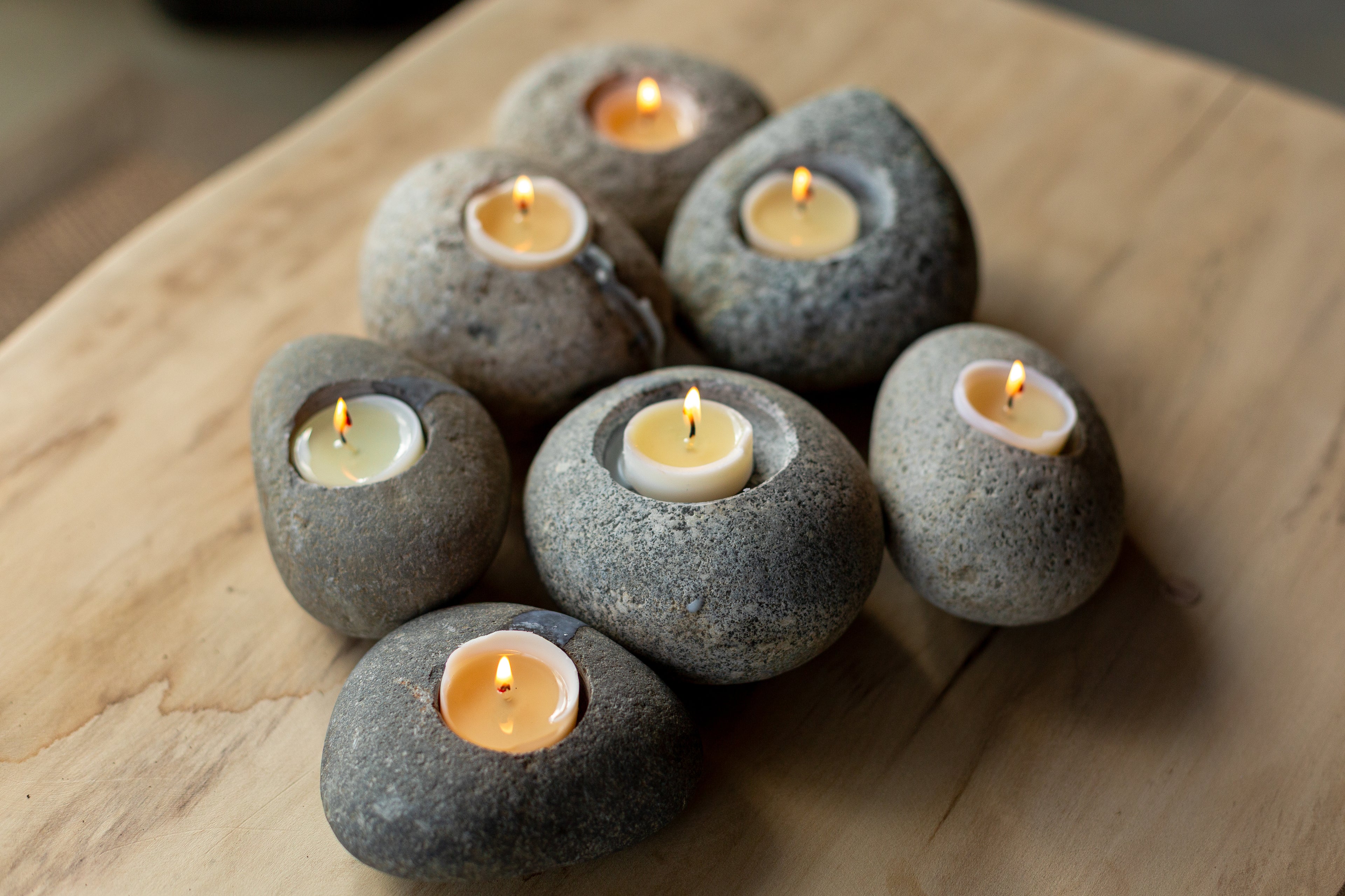 Candelabro Piedra El Concreto