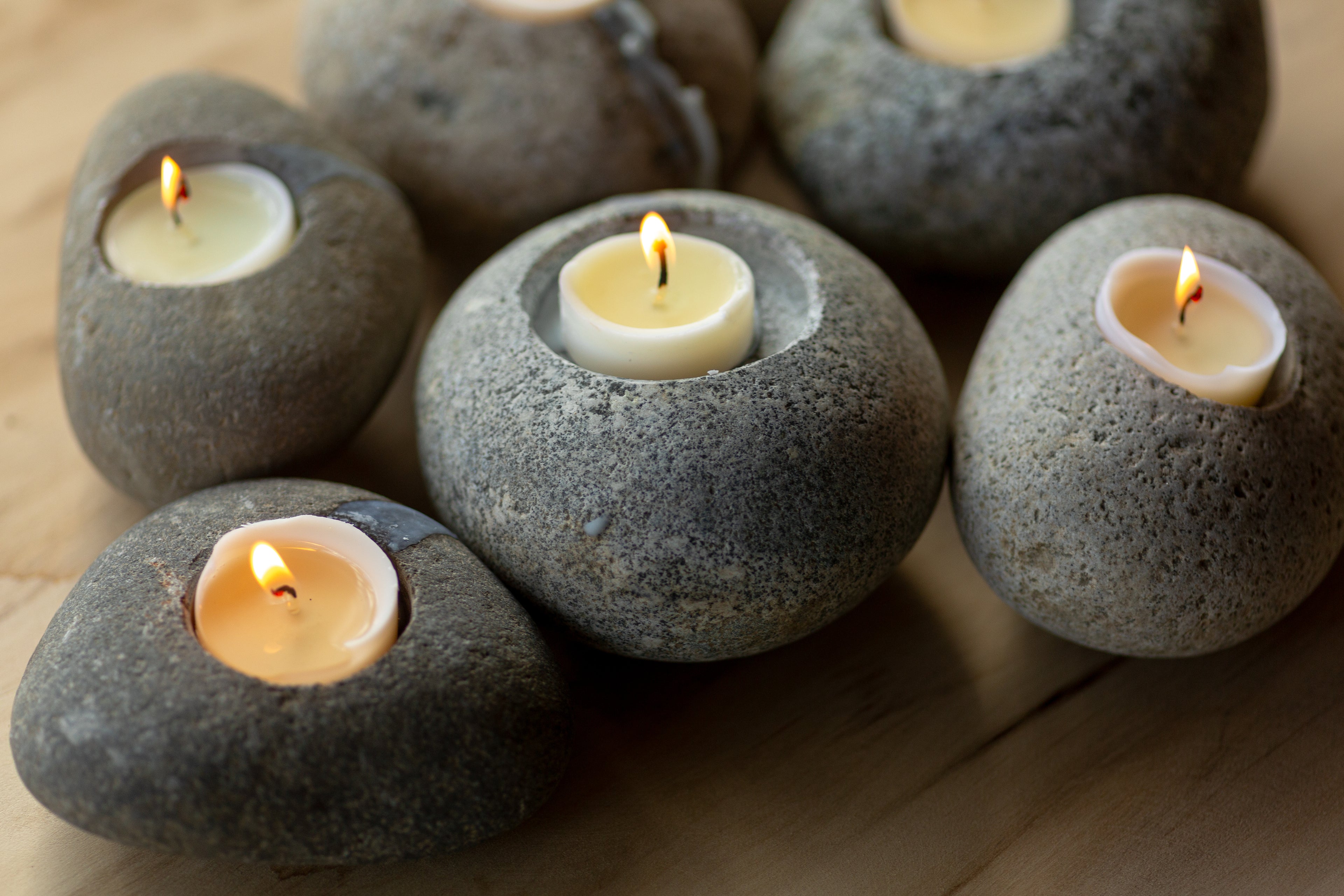 Candelabro Piedra El Concreto