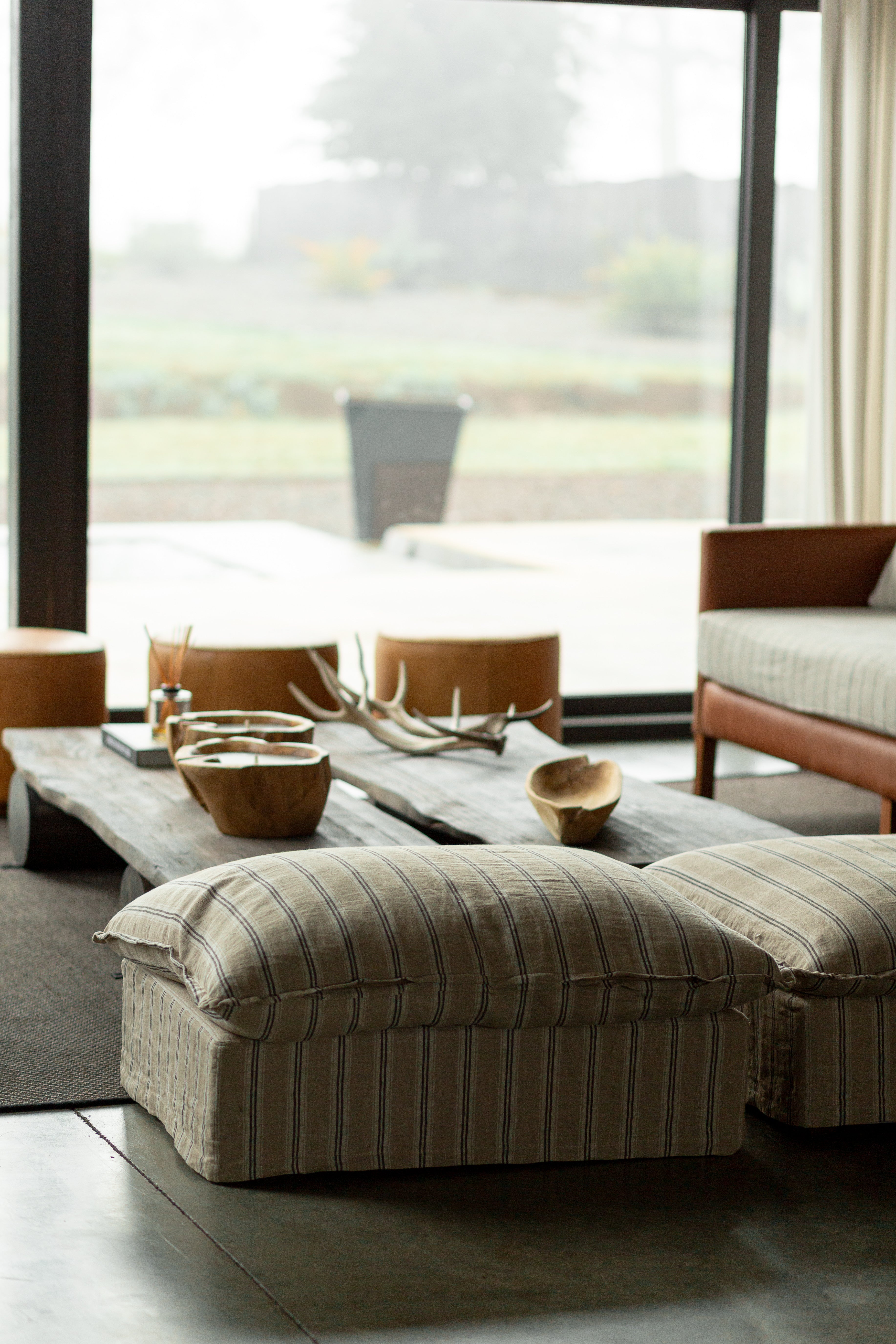 Ottoman Tabarca Lino rayas