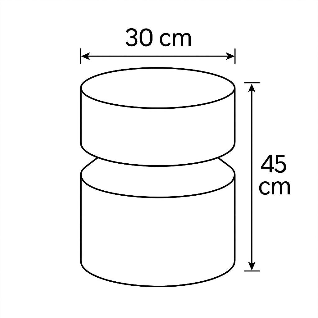 Taburete El Macizo Negro