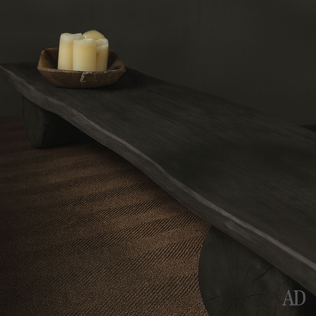 Mesa Centro Barcaza Negra