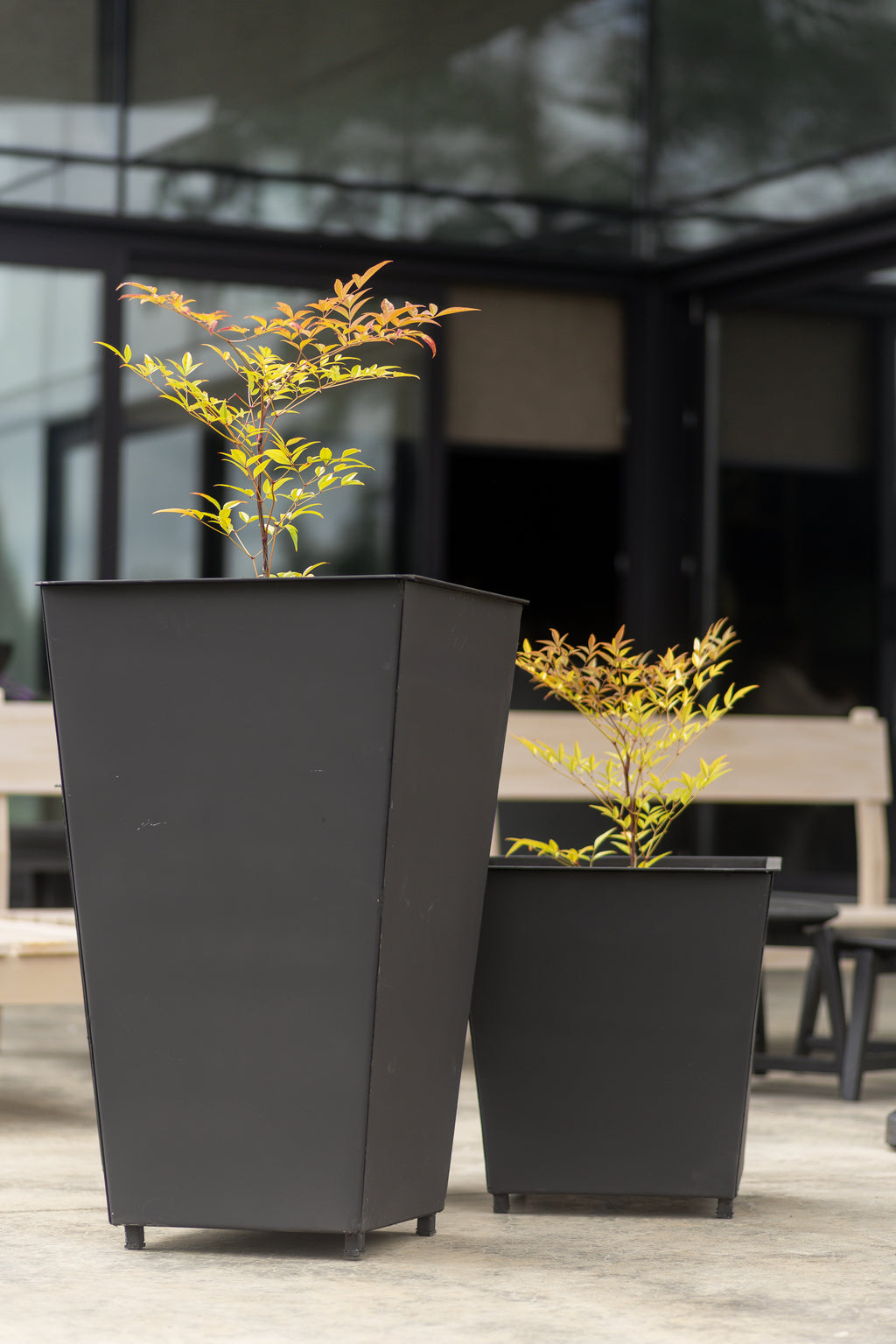 Macetas de Latón el Paisaje