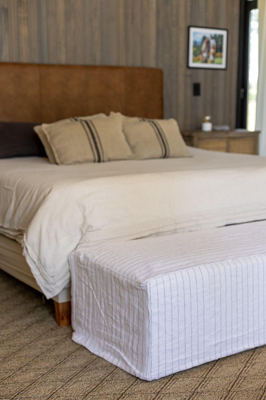 BANQUETA DE LINO   EL TRAZO