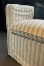 Banqueta Lino a Rayas Casa Calafquen