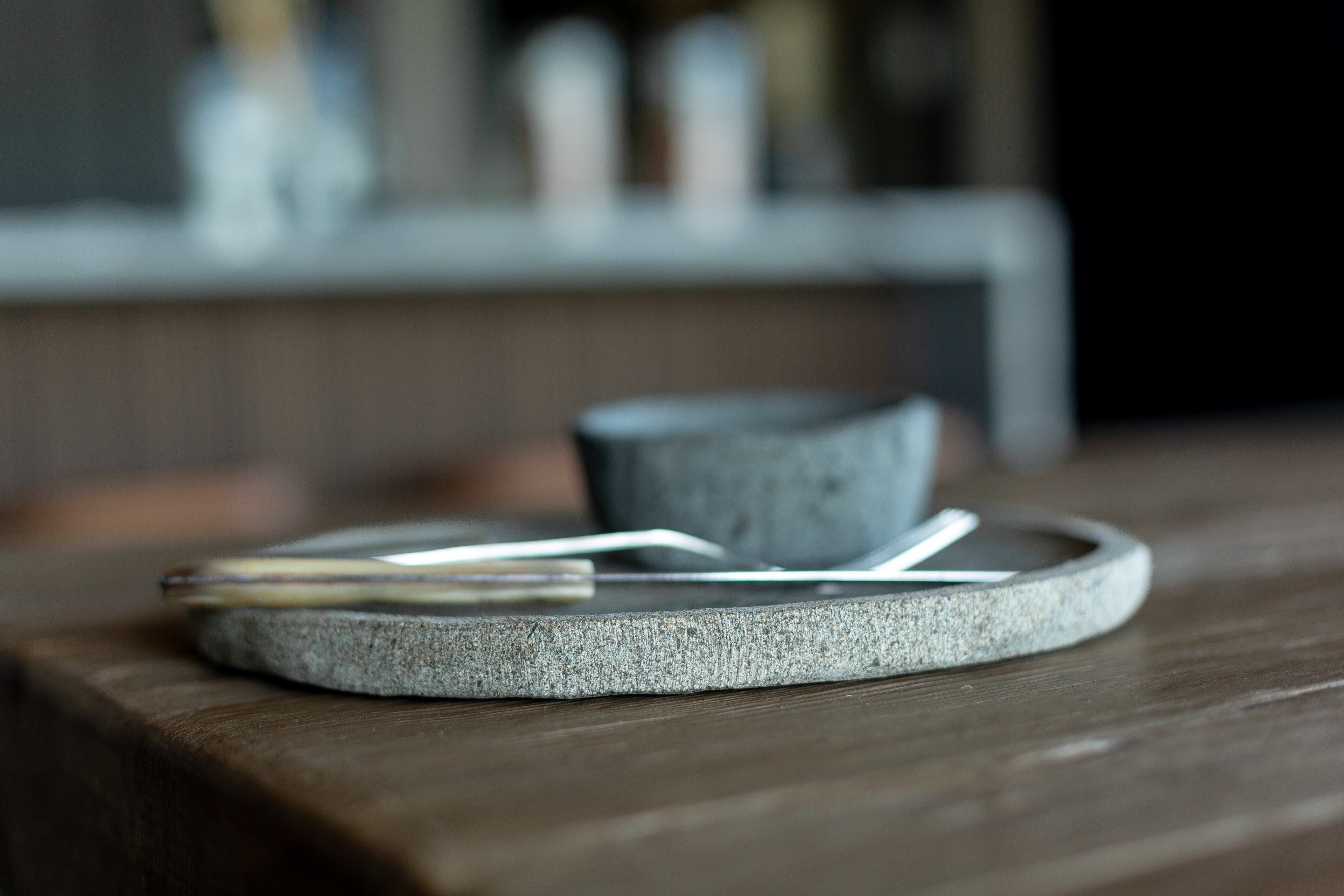 Plato y Pocillo de Piedra La Hermandad