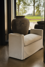 Banqueta Lino Natural Casa Calafquen