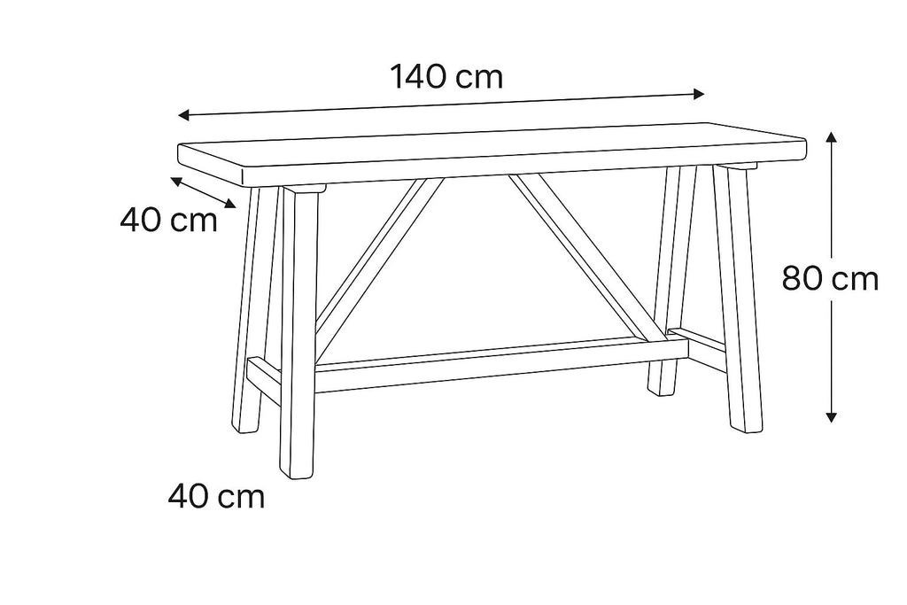 Caballete Magnolia natural