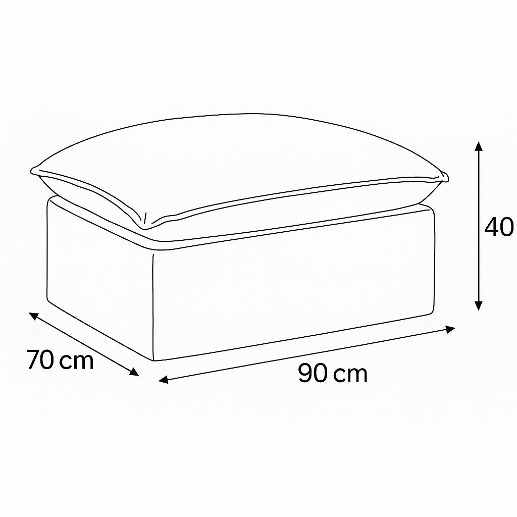 Ottoman Tabarca Lino rayas