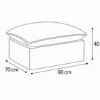 Ottoman Tabarca Lino rayas