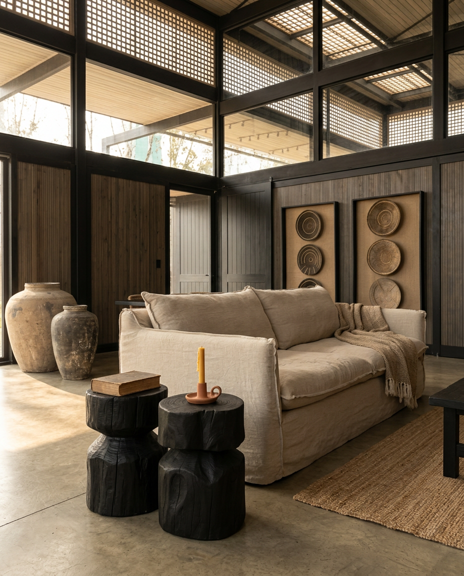 Taburete El Macizo Negro