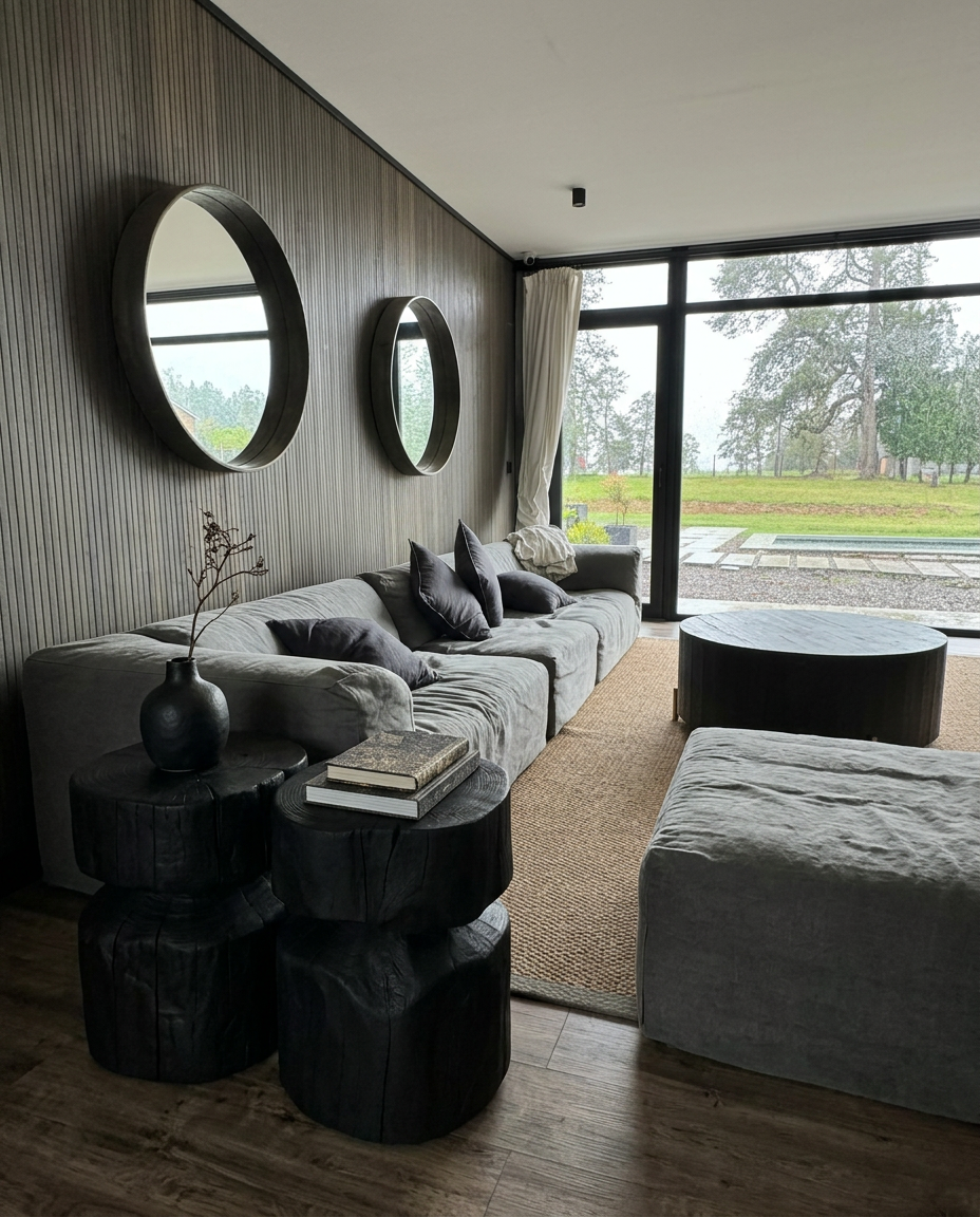 Taburete El Macizo Negro