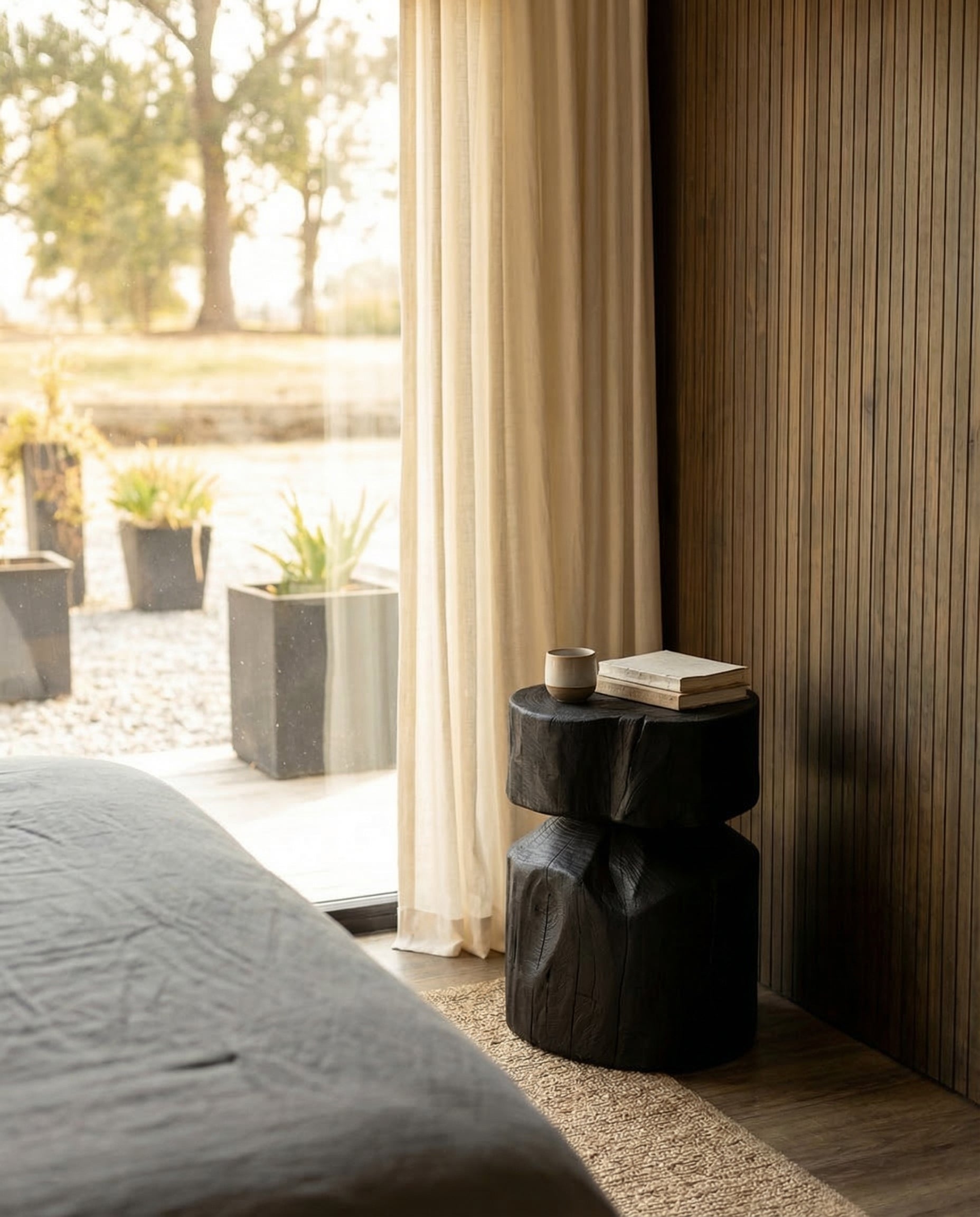 Taburete El Macizo Negro