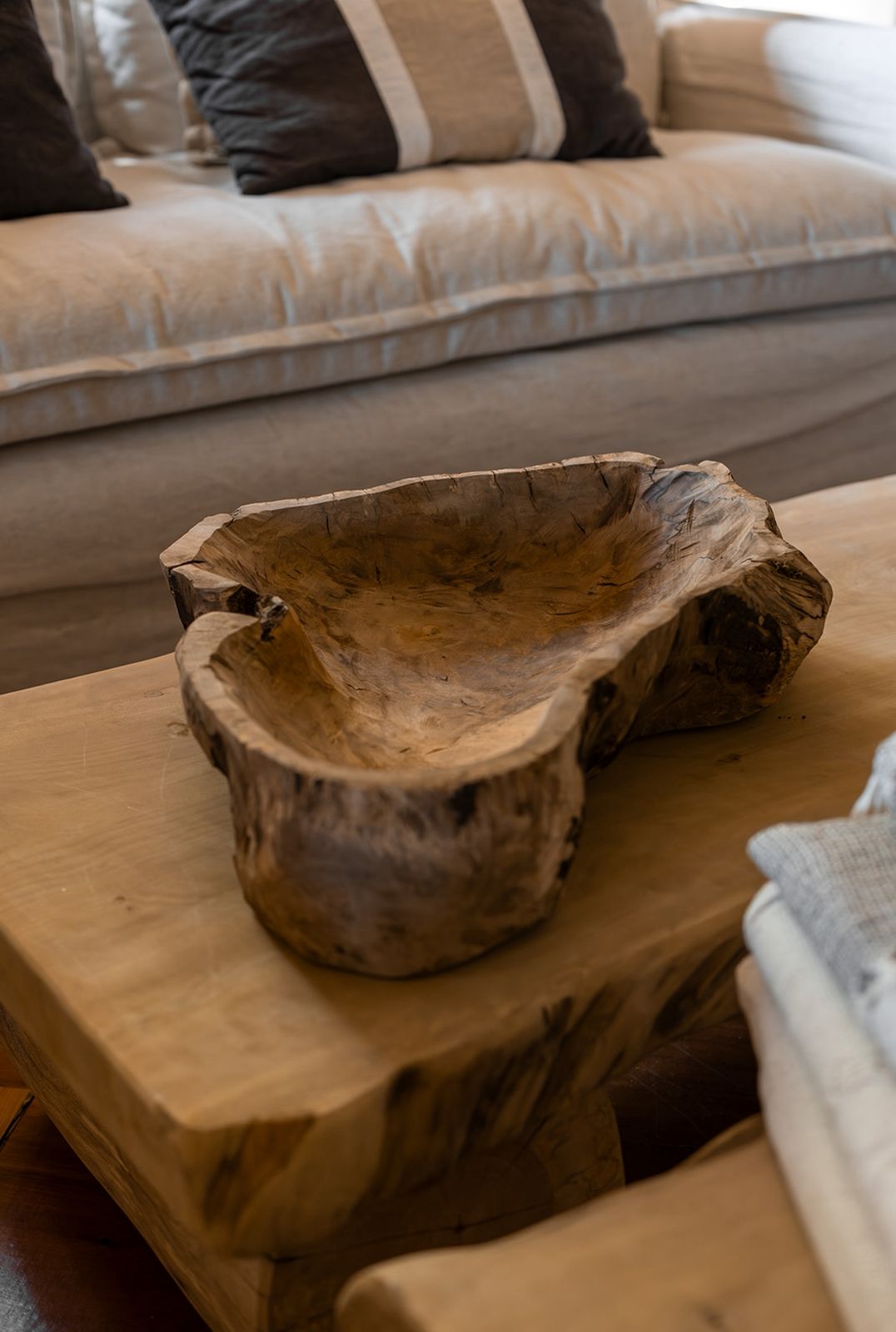 Mesa Centro Barcaza Natural