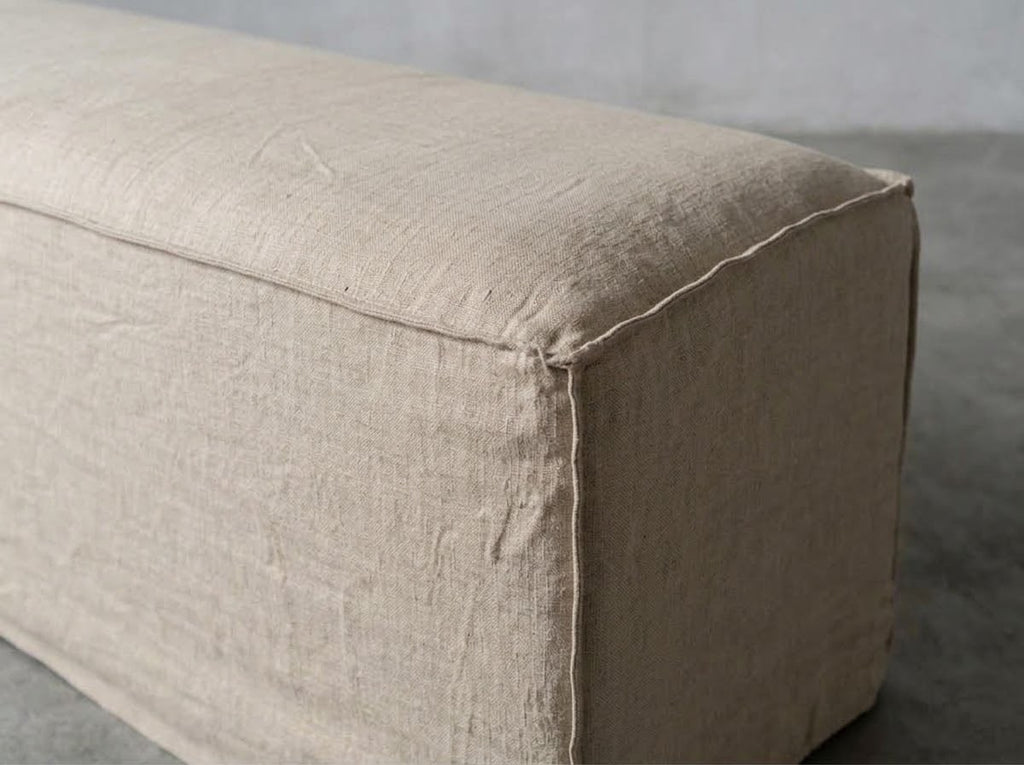 Otomano lino natural