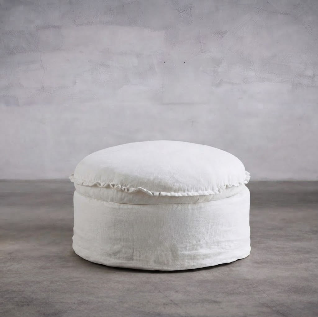 PUFF LINO BLANCO